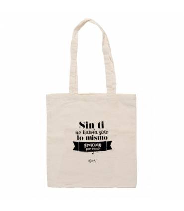 BOLSO YUTE "GRACIAS POR VENIR"