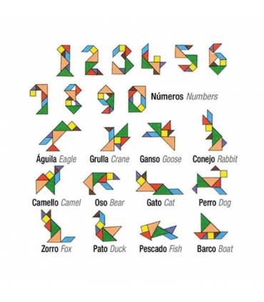 PUZZLE DE MADERA tamgram