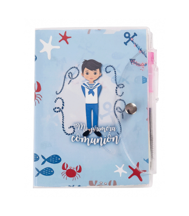 LIBRETA MI PRIMREA COMUNIÓN PVC+ BOLÍGRAFO