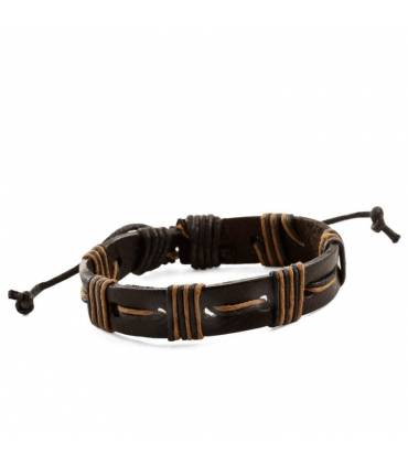 PULSERA CUERO HOMBRE