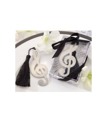 ELEGANTE PUNTO DE LIBRO "NOTA MUSICAL"