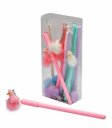 CAJA 12 BOLIGRAFOS LLAMA/ PLUMAS