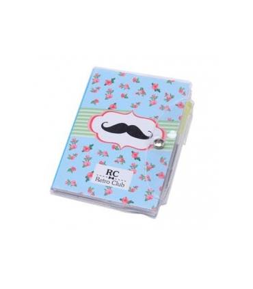 LIBRETA NOTAS PVC "MOUSTACHE" CON BOLÍGRAFO